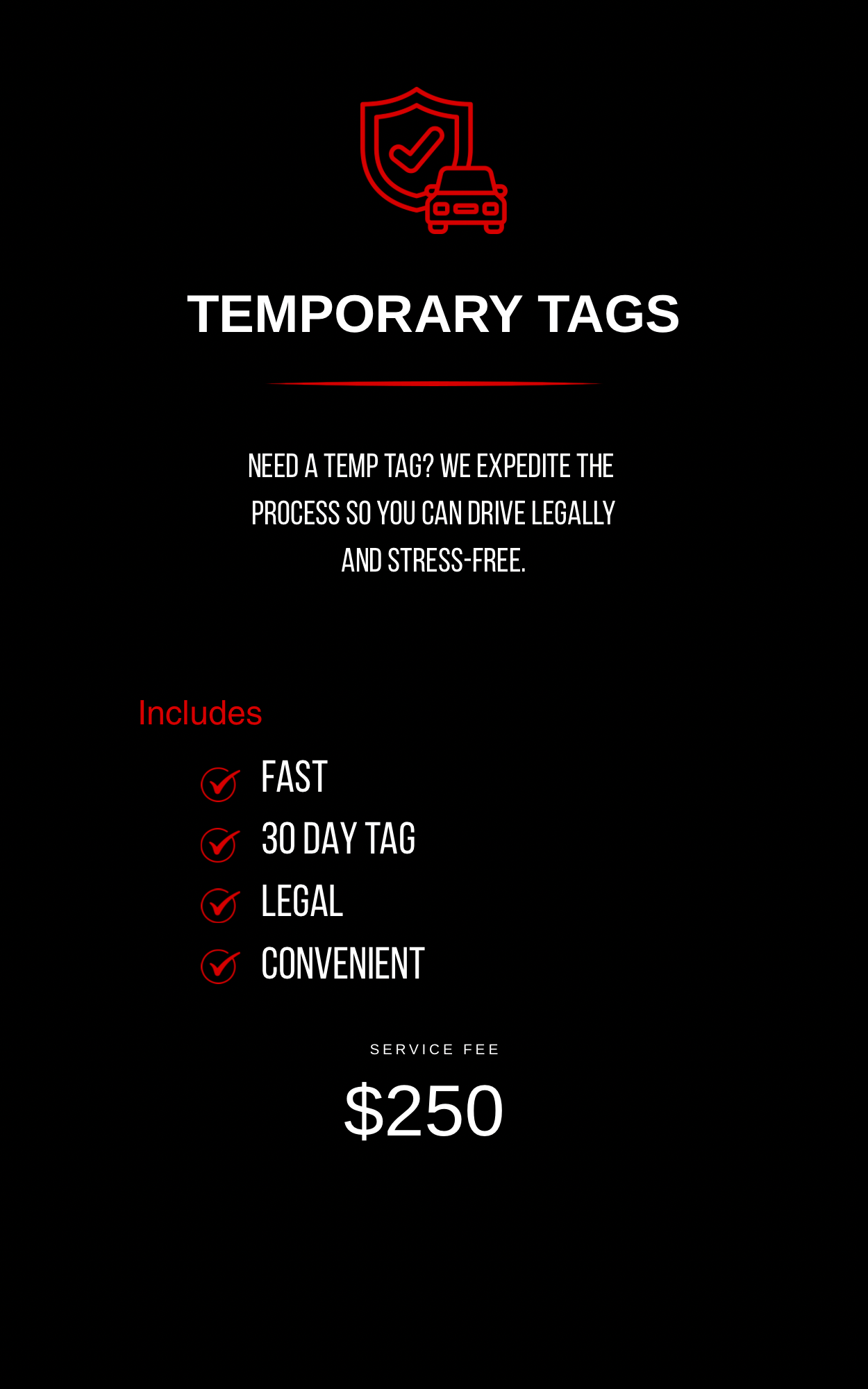 Temp Tags